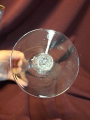 4 Tiffin Franciscan Mansfield Elegant Water Wine Crystal Goblets Diamond Stem