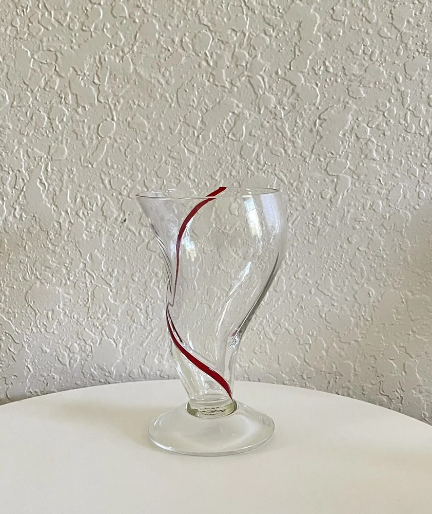 1 Source Inc Tornado Glass Tumbler Swirline Red for Pier 1