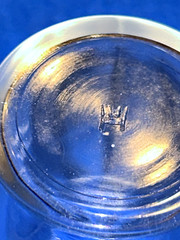 Hazel Atlas Glassware Jar Glass 3.5 inches tall 6 ounces Juice Glass