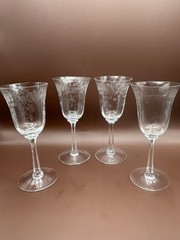 Lenox Castle Garden Set Of Four Clear Wine Glasses