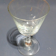 Clear Glass Stemmed Wine Glass Goblet Unisex Adults Drinking Glassware