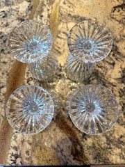 4 Mikasa Park Lane Wine Glasses 6 3/8″ Tall – Set Of 4 8 Oz Goblets – EXCELLENT