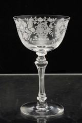 Set 4 Tiffin Franciscan Elegant June Night 5 1/4 Inch Liquor Cocktails EX COND