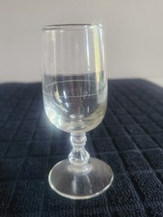Vintage Brandy Glass by Libbey Glass «Columbian Clear» Pattern 4⅛ Line in Middle