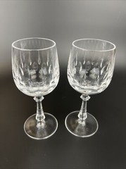 Gorham Crystal Tivoli Wine Glasses Set of 2