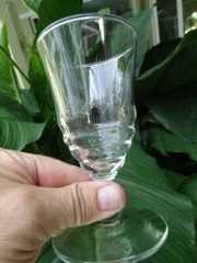 Rock Sharpe Clear 3005 Blank 5 Ounce Juice Stem Excellent Used Condition