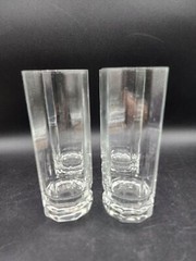 VTG Set of 4 Luigi Borrelli Handel tumblers 9 1/2 OZ Highball Crystal Glass