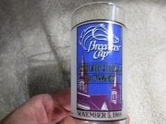 Vintage 1988 Breeders Cup Horse Racing Churchhill Downs Glass Tumbler