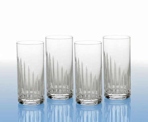MARQUIS | STUDIO HIBALL GLASSES SET OF 4 ✪NEW✪ 146155 RARE WATERFORD CRYSTAL HI