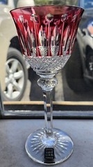 Saint Louis Crystal TOMMY Red Hock Wine 7 3/4 Inch Never Been Used BRAND NEW
