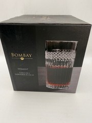 Textured Drinking Tumblers Set of 4 Cooler Glasses 12 oz