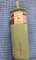 Reduce 20oz Aspen Glass 2in1 Tumbler, Matcha