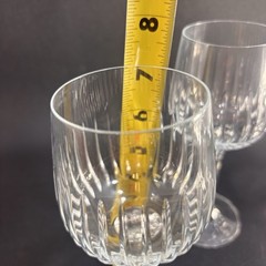 4 X Vintage Schott-Zwiesel Westminster Wine Glass Crystal 7.25″ – Set.