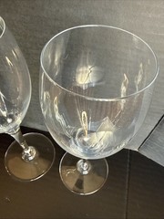 Baccarat Champagne Tulip St Remy Crystal Glasses 8 3/8″ Set of 2