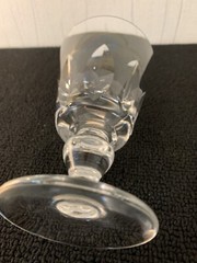 Jersey Model White Wine Glass In Saint Louis Crystal H: 11 Cm