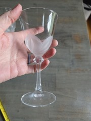 J.G. Durand Cristal d’Arques Florence Water Wine Glasses Set Of 2 5 3/4”