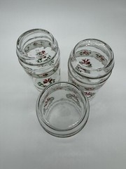 VTG Holiday Victorian Christmas Drinking Glasses Set Of 3 – Vintage Style