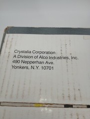 Vintage Crystalux 12 Piece Beverage Set Waffle Crosshatch 5.5” h 12 oz (60077)