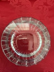 NIB FLAWLESS Unique BACCARAT Glass ROTARY Crystal TRIPLE DOF TUMBLER ICE HOLDER