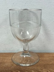 Stemmed Clear Water Vintage Goblet