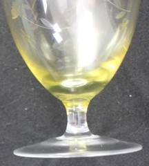 Lenox Crystal Butterfly Meadow Yellow 18 Ounce Iced Tea Glass