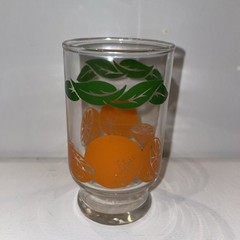 1987 Anchor Hocking Small Orange Juice Glass- 3 1/2” Tall