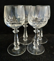 Set of 4 Gorham Crystal Royal Tivoli Cordial Glasses 4-3/8″H