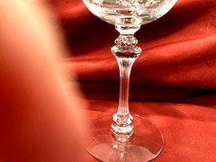 Tiffin Franciscan Cherokee Rose Champagne Goblet