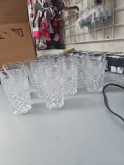 Vintage Anchor Hocking Wexford Flat Iced Tea Glasses 6.5″