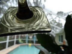 Rosenthal Linear Smoke Square Footed 5 7/8th inch White Wine Excellent Used Cond