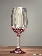 set~4 Vtg Libbey Wine Glasses Water Goblets Stemmed Premiere Pink Plum Amethyst