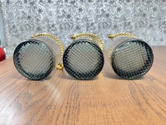 RARE 1968 Nila Booze Bucket Glasses Low Ball Whiskey Cocktail MCM Mid Century