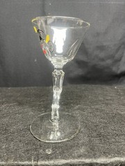 (4) Beau Brummel Novelty Tipsy Cocktail Bar Glasses One With Chip SEE PICTURES