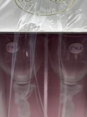 Rare Vintage Aderia «Hana no Sei» Nude Stem Wine Glasses – Set of 2