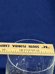 NEW Rosenthal Maria Crystal Whiskey Rocks Glass – (6) sided base embossed roses