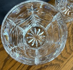 5 Gorham O’Tannenbaum Cut Crystal Double Old Fashion Glasses Germany