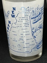 Set Of 2 “New Hampshire” Vintage HAZEL-ATLAS Small 4” Souvenir Glasses