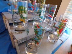 Set 11 American Glass by Indiana Glass Twelve Days of Christmas 12oz Glasses