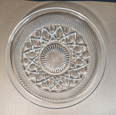 Imperial Cape Cod Punch Bowl , Torte Plate & Glass Punch Ladle
