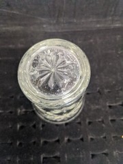 Anchor Hocking 3in Juice Glass Tumbler Star of David Early American Prescut