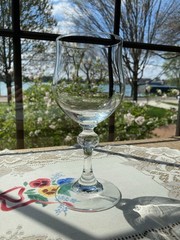 Schott Zwiesel Crystal Water/Wine Tulip Pedestal Glass 2.6″ Diameter 6.3″ Tall