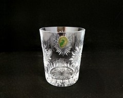 Waterford Crystal SNOWFLAKE WISHES COURAGE Double Old Fashioned Glass Tumbler