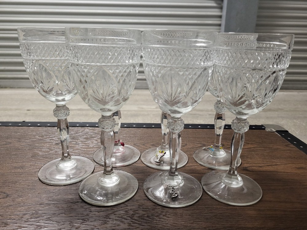 Cristal D’Arques Antique Clear 7.5″ Water Goblet Glass 1990’s