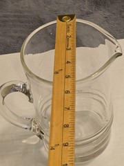 Vintage Iittala Finland Pisaranrengas Ripple Pitcher by Timo Sarpaneva
