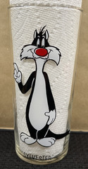 Vintage 1973 Pepsi Collector Series Sylvester Looney Tunes Warner Bros Tumbler