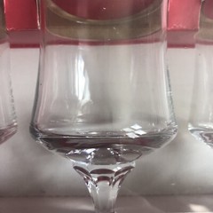 Rotweinkelche Comtesse Germany Red Wine Glasses Led Crystal Aida 4400/3 Set of 6