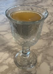 1978 Fostoria for Avon Glass Hearts And Diamonds Goblets Set of 5 With Candles