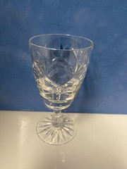Webb Corbett Crystal 4 1/4” Claret Wine Glasses Cut Foot Prince Charles Pattern