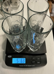 Vintage Libbey Square Base Highball Cooler Drinking Glasses – Set of 2