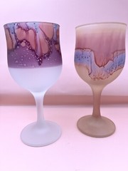 Rueven Art Nouveau 10 oz. Wine Glass Set of 2